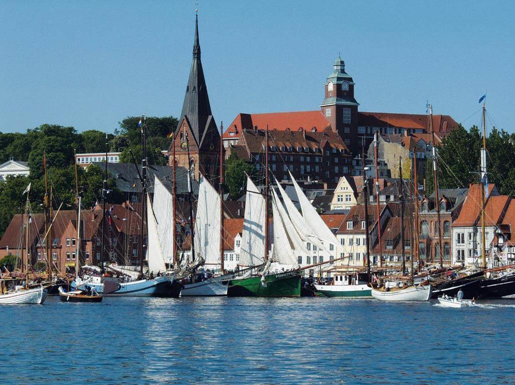 Ferienwohnung Viola Glücksburg Exterior foto